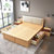 诱居 床 时光极简北欧实木床 原木色橡胶木现代简约软件靠床铺1.8米日式双人1.5m单人床(1.8米 床+床头柜*2)第4张高清大图