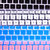 华硕X580 顽石五代 4代FL8000UQ FL5900u fx50j 笔记本键盘保护膜(半彩粉色)第4张高清大图