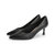 森达2021秋季新款商场同款气质通勤尖头细跟女单鞋婚鞋3EL01CQ1(黑色 39)第6张高清大图