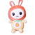 可爱西瓜兔毛绒玩具兔子玩偶兔兔公仔睡觉抱枕女孩生日礼物(橙色（30cm）)第5张高清大图