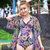 雅凯诗网纱内连体两件套泳装女 东南亚风格 性感可爱ins异域风情60001(蓝色 XL)第2张高清大图