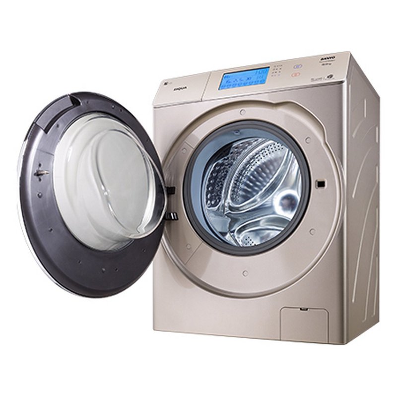 三洋sanyodgf100566bci前开式变频10公斤滚筒洗衣机