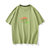 短袖t恤男2021夏季新款潮牌潮流网红半袖体恤上衣服JH9907(绿色 M)第2张高清大图