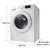 三星（SAMSUNG）WD90M4473MW/SC 滚筒洗烘一体9公斤洗衣机 白色 15分钟快洗 变频节能  十年保修(白色)第3张高清大图