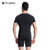 男士PRO紧身运动健身跑步 弹力排汗速干衣服短袖衫T恤tp8011(白色 S)第3张高清大图