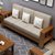 俊采云JCV22中式实木沙发客厅现代简约家具木质沙发三人位沙发（单位：件）(默认 JCV22)第5张高清大图