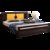 简约现代实木床 1.8米双人床 软靠皮靠大床 卧室单人床中式婚床 橡胶木轻奢家具 1.8米框架单床(1.8米单床)第5张高清大图