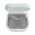 美的(Midea) BB100 台式消毒柜 低温 塑料 紫外一星母婴消毒柜 WIFI(绿色 热风紫外消毒柜)第3张高清大图