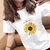 蒂克罗姆小雏菊纯棉T恤T5066(白色 S)第3张高清大图