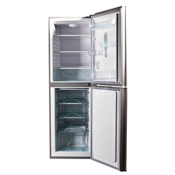 海尔（Haier）BCD-215TS冰箱 215升 机械控温 银色外观 大双门冰箱