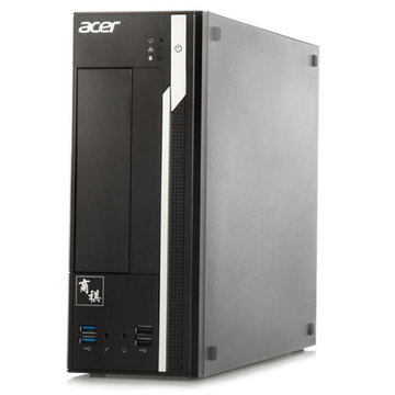 宏碁(acer) N4670 电脑 小机箱商用家用台式机电脑 定制i3-8100 4G 1T机械 集成显卡 21.5英寸显示器+主机