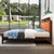 金屋藏娇新中式实木床主卧室现代简约1.5M1.8米双人床小户型木板床(1.5米单床)第5张高清大图