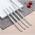 不锈钢筷子套装 防滑不发霉耐高温餐具筷子(不锈钢筷子（10双装）)第2张高清大图