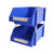 苏识 XK007 货架斜口分类零件盒 310*195*135mm ( 颜色：蓝色) 组合式物料收纳盒10个装(2 默认)第4张高清大图