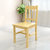 家逸 实木餐桌 组合现代欧式简约餐桌家用 一桌四椅套装(原木色餐椅 默认)第2张高清大图