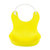 婴儿围兜立体防水兜 新生儿围嘴防脏防漏宝宝饭兜 4色口水巾(黄色)第3张高清大图