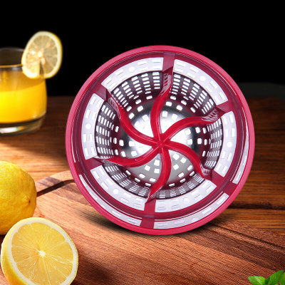 不锈钢手动榨汁机家用压柠檬汁器榨汁水果挤压汁机(粉色 默认)