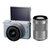 佳能（Canon）EOS M10 微型单电双头套机(EF-M 15-45mm+EF-M 55-200mm）(银色 套餐二)第2张高清大图