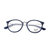 RayBan雷朋眼镜框 男女近视眼镜架 玳瑁色 文艺复古圆框板材RB7083D(蓝色)第2张高清大图