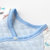 班杰威尔 婴儿春夏套装0-3个月1初生宝宝夹棉和尚服纯棉夏季衣服新生儿衣服(59（0-6个月） 加厚鹿鹿兔蓝)第4张高清大图