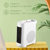 艾美特取暖器电暖风机家用小型电暖气办公浴室节能省电太阳热风机(白色)第4张高清大图