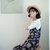 韩都衣舍2017韩版女装夏装新款纯色碎花吊带连衣裙LZ6820烎0330(花色 S)第2张高清大图