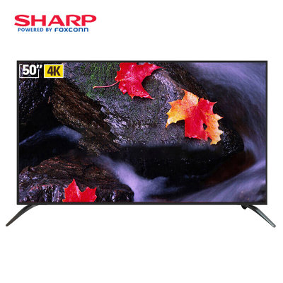 夏普(SHARP) LCD-50SU575A 50英寸4K超高清 安卓智能wifi网络 平板液晶电视机 黑色