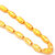 传世美钰 黄金项链 足金男士橄榄珠项链(约24.69)第4张高清大图