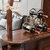 拉斐曼尼（LAFEIMANNI）美式黑胡桃色实木间厅柜 QAX002(图片 默认)第5张高清大图