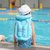 儿童救生衣浮力充气背心小孩浮圈泳衣马甲泳圈初学游泳装备游泳圈(蓝色浮力衣+气筒 M适合11cm-140cm身高)第3张高清大图