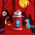 悟童梦想家系列儿童水杯保温杯带吸管两用幼儿园男女水壶小学生背带便携水杯600ml(宇航员（蓝色）)第4张高清大图