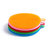 厨房硅胶清洁刷食品级果蔬刷餐具硅胶洗碗刷圆形抹布清洁神器(粉色)第5张高清大图