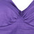 【浪莎】运动文胸 女士性感无缝无痕背心式无钢圈夏款(紫色)第5张高清大图
