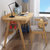 撼林  北欧书桌实木简约家用学生卧室写字台日式办公桌原木色台式电脑桌(胡桃色 0.8米单桌（单抽）)第2张高清大图