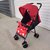 婴儿推车可坐可躺可折叠轻便携带式冬夏两用宝宝(红色 升级版可做可躺有网布)第4张高清大图