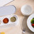 日本AKAW爱家屋调料罐子陶瓷调味罐厨房盐糖盒套装组合装味精盐罐青叶调味盒(白色)第2张高清大图