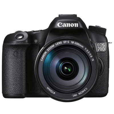 佳能（Canon） EOS 70D 单反套机 （EF-S 18-200mm f/3.5-5.6 IS 镜头）