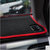 汽车避光垫仪表台垫奔腾X40/B50/X80/B30/B70防晒隔热垫中控台保护垫 硅胶防滑底(硅胶防滑底 红边)第5张高清大图