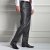 圣吉卡丹 Sancardy 2015 经典灰色男式正装西裤 SBG120550(17 170/78)第2张高清大图