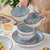 欧式陶瓷餐具碗盘套装家用创意日式碗碟中式青花套装微波炉饭碗盘(浪漫风情16件套 默认版本)第5张高清大图
