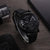 阿 玛尼手表男（Emporio Armani）全自动机械腕表时尚潮流镂空机械表 黑色皮带 AR60032(AR60032)第2张高清大图