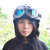 韩版时尚情侣四季通用哈雷太子盔 电动车摩托车夏季男女潮流头盔(纯白色)第3张高清大图