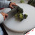 创简坊（CJIANFF） 加厚圆形塑料菜板PE菜墩厨房菜板砧板肉墩(38.2*厚1.5厘米(单独砧板))第3张高清大图