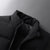 龙中龙 休闲套装男秋冬季保暖宽松圆领卫衣休闲三件套(黑白 160)第2张高清大图