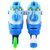 乐士/ENPEX溜冰鞋儿童全套装 儿童轮滑鞋 可调伸缩滑冰鞋男女直排轮 全闪光PU轮172(蓝色 M码（35-38）)第3张高清大图