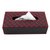 石家垫 韩国红酒系列*超纤皮纸巾盒(红线)第2张高清大图