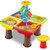 【彼优比】夏日沙滩溪水玩具沙滩桌玩具沙子史莱姆DIY操作台玩具(方形小树 沙滩桌)第3张高清大图