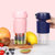 ZK电器榨汁机无线充电便携迷你果汁杯小型果汁机家用水果炸汁机(蓝色 热销)第3张高清大图