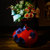 德化陶瓷复古摆件欧式花瓶家居客厅装饰品大号花瓶瓷器(21cm荷口瓶红之蓝)第5张高清大图