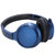 铁三角（Audio-technica）ATH-AR3iS 轻便携型耳罩式智能手机耳麦 蓝色第2张高清大图